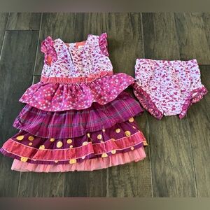 Matilda Jane dress and bloomers